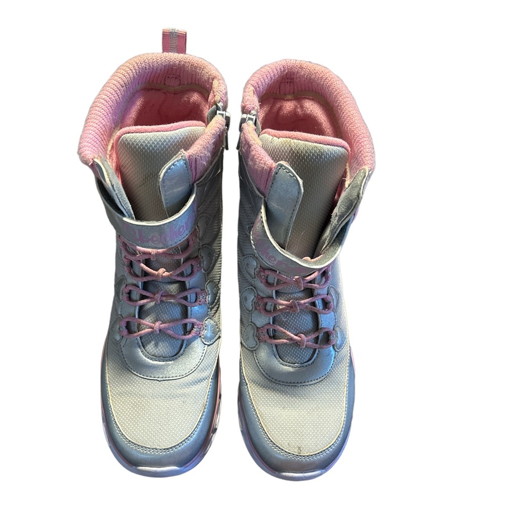 Skechers heart lights boots size 5